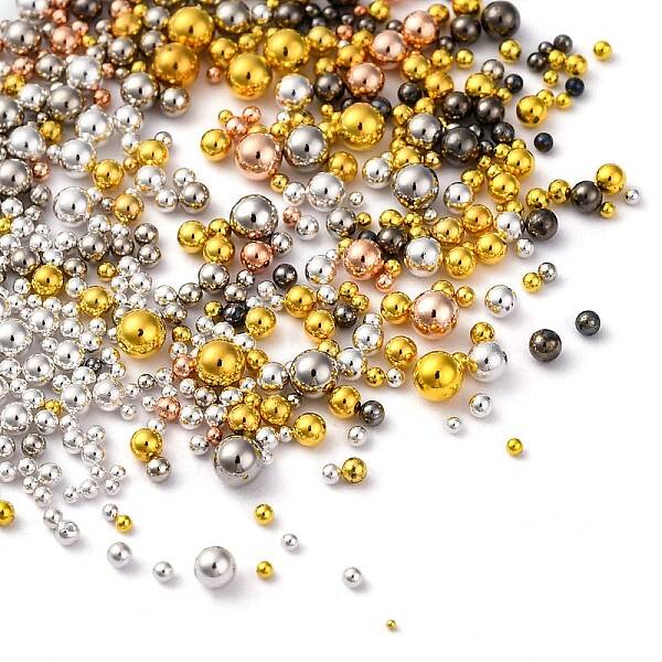 5 Bags Stainless Steel Micro Beads