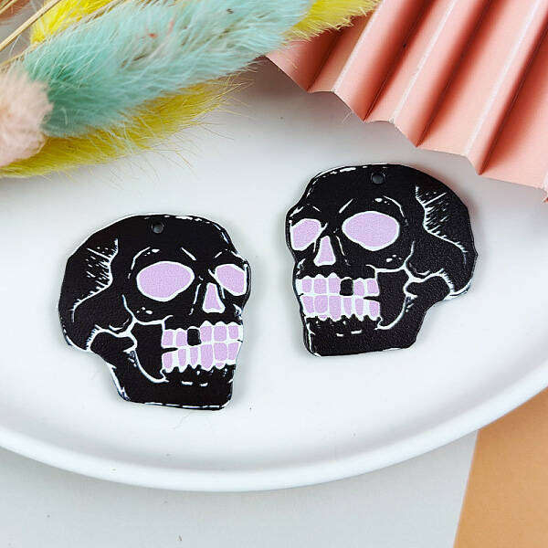 Halloween Themed Printed Acrylic Pendants