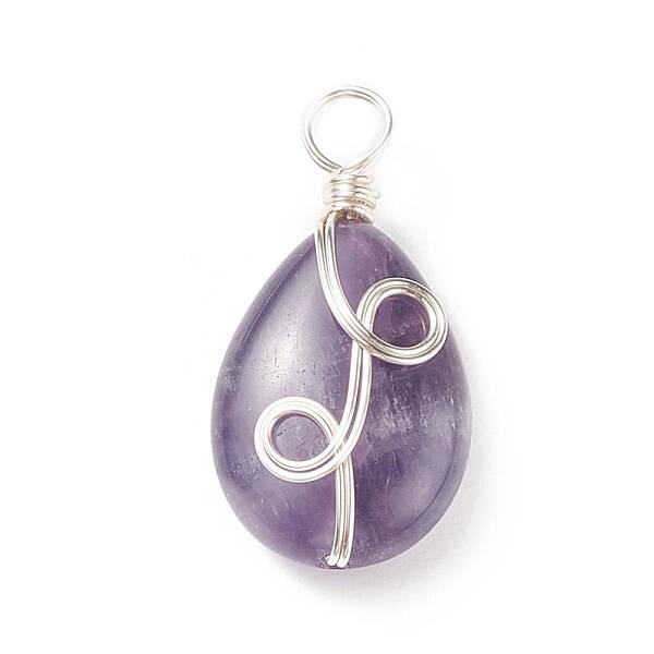 Natural Amethyst Pendants