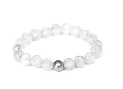 Agato Moonstone Mineral Ring POL-R06 - Circuit: 49 mm