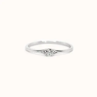 Solitaire Stacker | White Gold