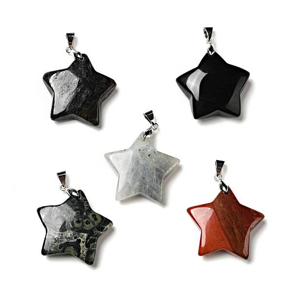 Natural Mixed Gemstone Pendants