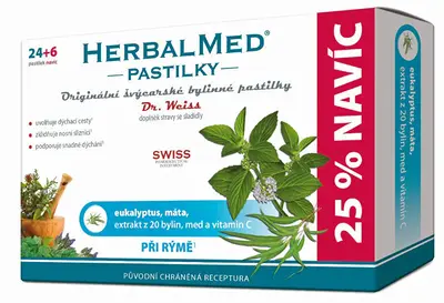 Simply you Dr. Weiss HerbalMed Cold Tablets 24 Tablets + 6 FREE