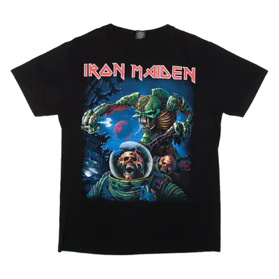 ROCK YEAH Iron Maiden Mens Band T-Shirt Black L