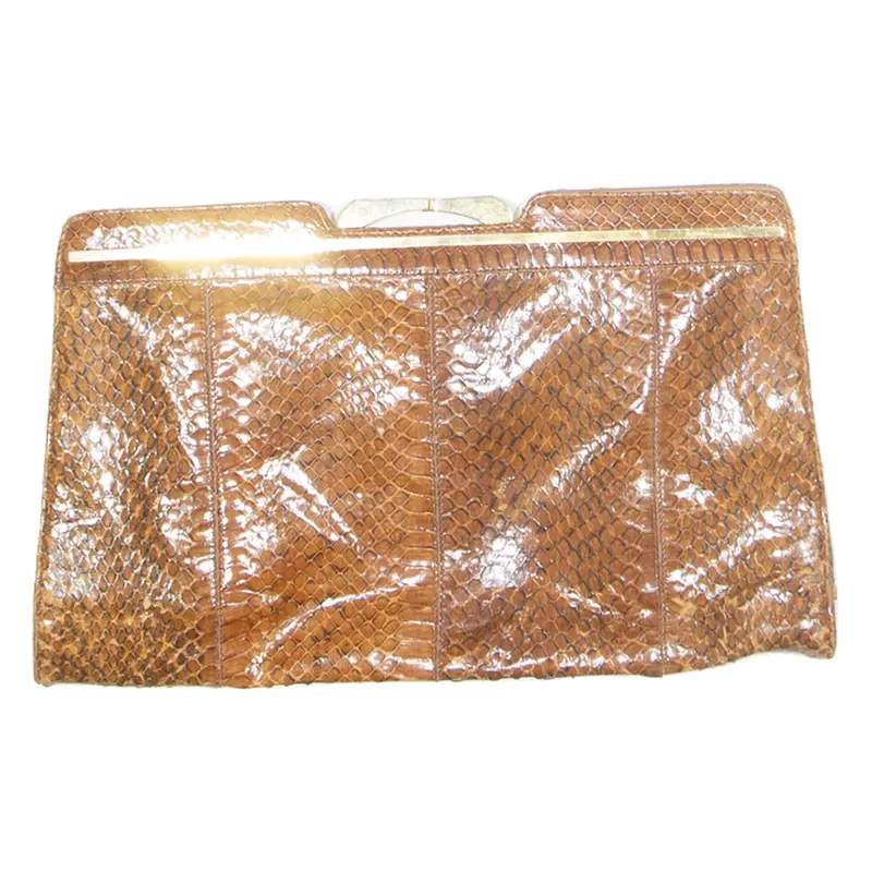 Womens Messenger Bag Brown Leather 90s