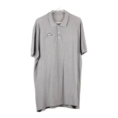 Kappa Polo Shirt - XL Grey Cotton