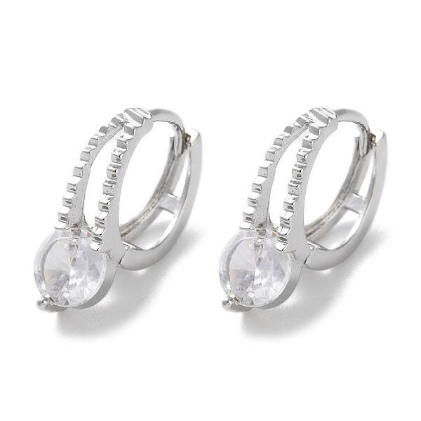 Brass Hoop Earrings