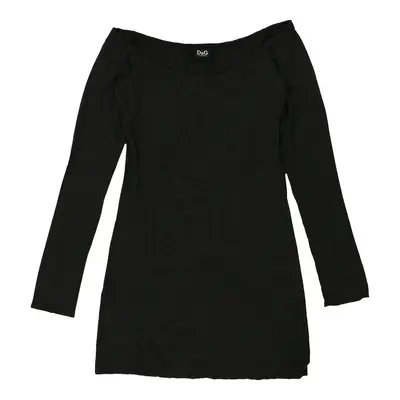 Dolce & Gabbana T-Shirt Dress - Large Grey Viscose | Size: large