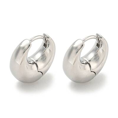 Brass Hoop Earrings