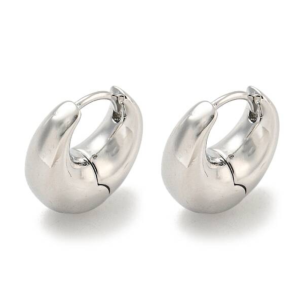 Brass Hoop Earrings