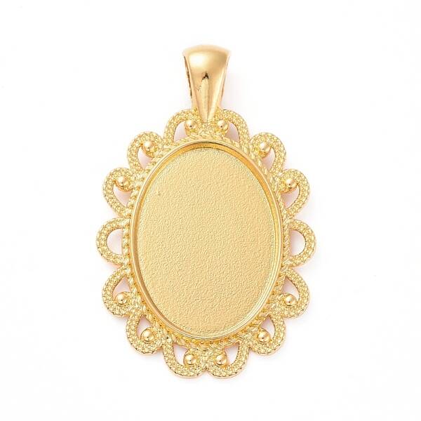 Alloy Pendant Cabochon Settings