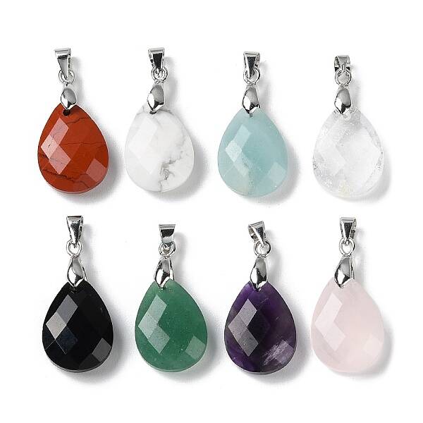 Natural Mixed Stone Pendants