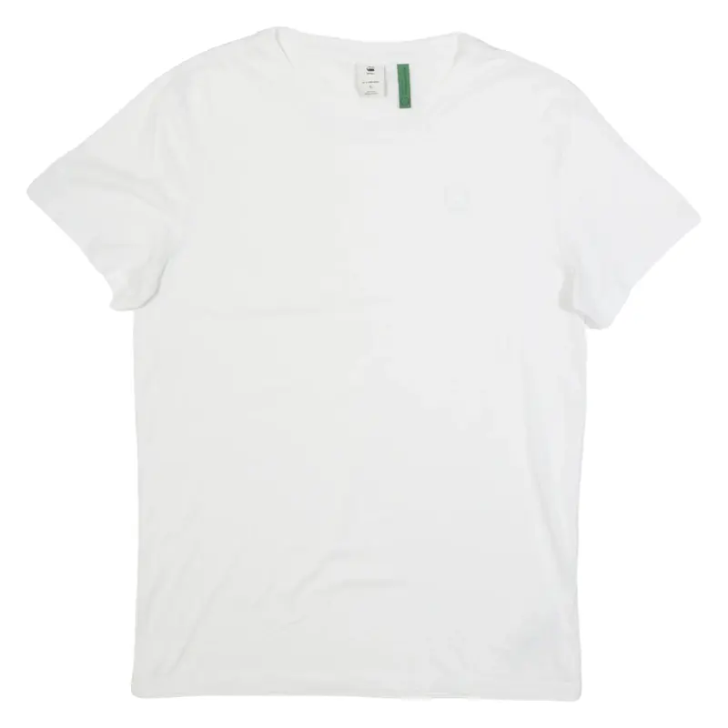 G-STAR Mens T-Shirt White S