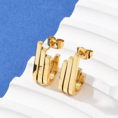 304 Stainless Steel Stud Earrings