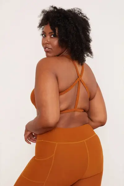 Turmeric Pyramid Top | Size: L | Color: Turmeric