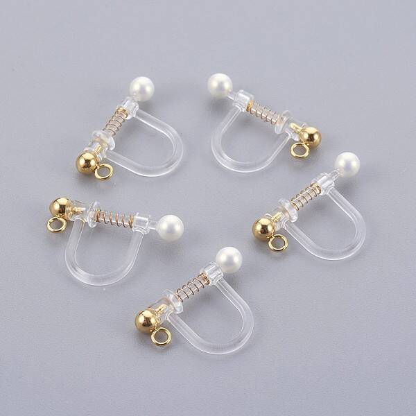Plastic Clip-on Earring Findings