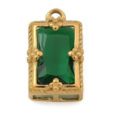 304 Stainless Steel Rhinestone Pendants