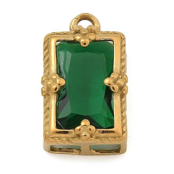 304 Stainless Steel Rhinestone Pendants