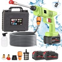 Cordless Portable High-Pressure Cleaning Tool with Long Battery Life for Household, Garden, Car & Motorcycle Cleaning hose wa...