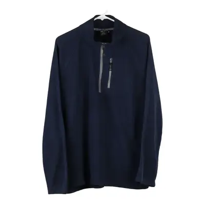 Starter Fleece - Large Navy Polyester