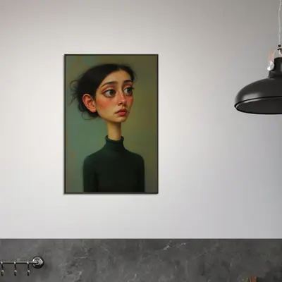 The Longing Look - Whimsical Portrait Art