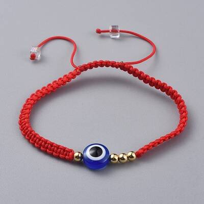Nylon Thread Braided Bead Bracelets
