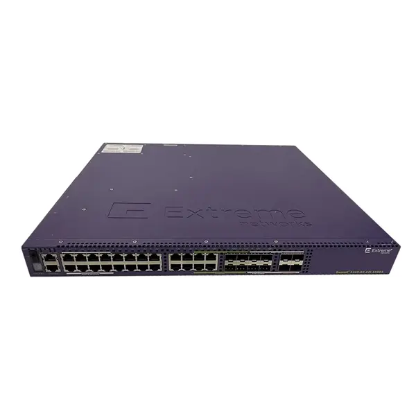 Extreme Networks X460-G2-24T-10GE4 | Summit X460 Series 24 x RJ-45 Ports 1000Base-T + 8 x SFP Ports + 4 x Shared SFP Ports La...