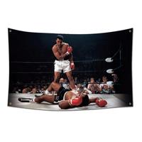 Boxing Pattern Wall Hanging Backdrop, Motivational Wall Art, Wall Decor for Home Gym, Party Supplies, Room Decor, Home Decor,...