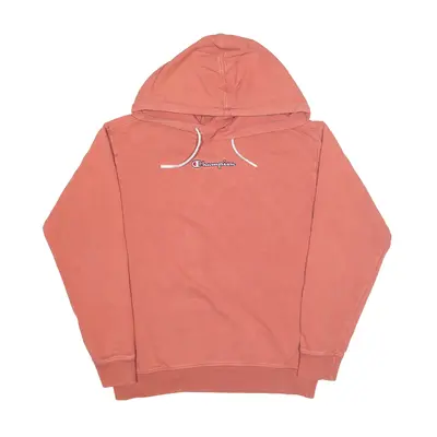 CHAMPION Hoodie Pink Pullover Womens S