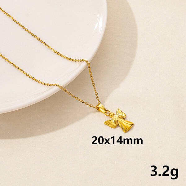 304 Stainless Steel Ancient Egyptian Goddess Pendant Necklaces