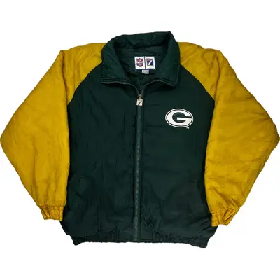 Logo 7 Packers Green Bay Jacket - 2XL - Green Polyester