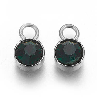 Glass Rhinestone Charms