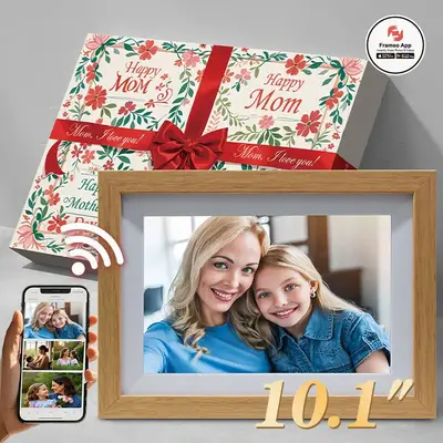 【Springtok】Frameo 10.1 Inch WiFi Digital Picture Frame Smart Frame with Cloud Storage, Auto-Rotate, Easy Photo Video Shar...