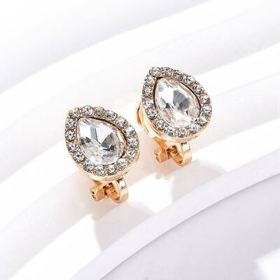 Alloy Silicone Clip-on Earrings