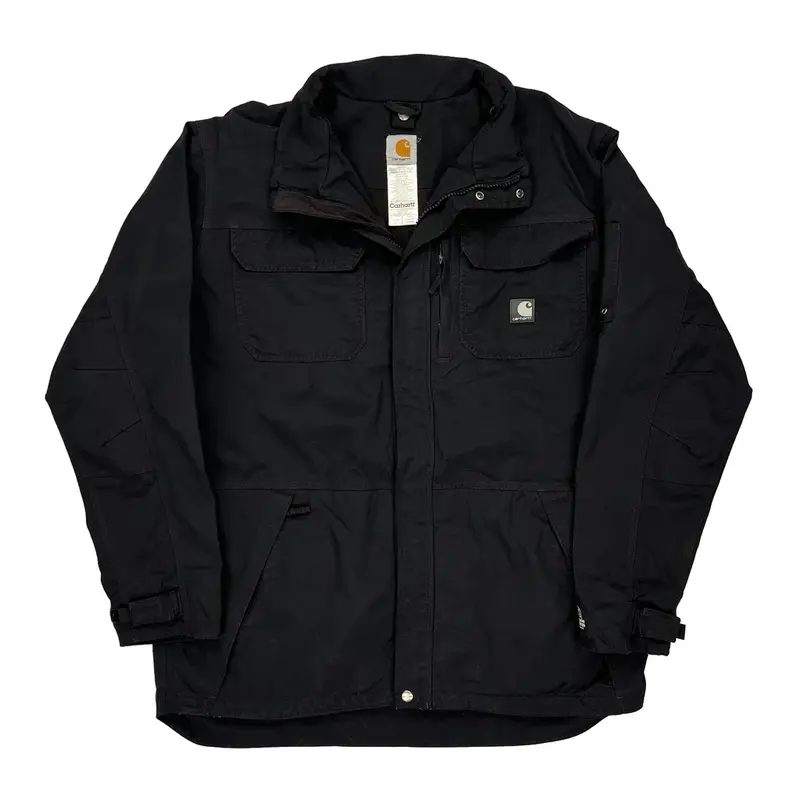 Carhartt Tall Jacket - Large Black Nylon