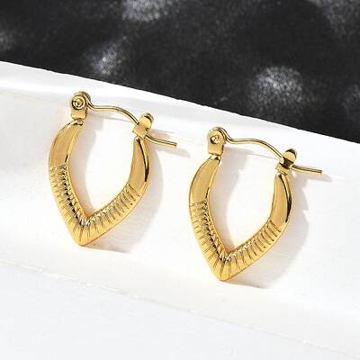 304 Stainless Steel Hoop Earrings for Women