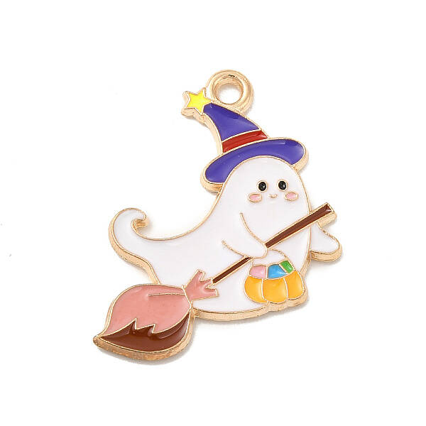 Halloween Theme Alloy Enamel Pendants