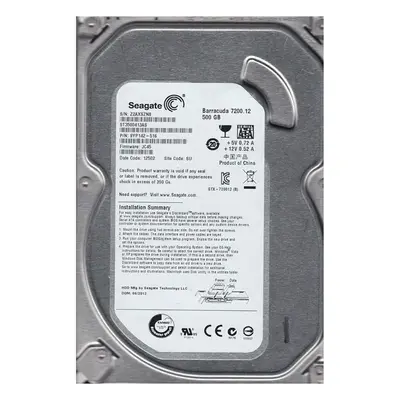 9YP142-516 Seagate BarraCuda 7200.12 500GB 3.5-inch 6GB/s SATA NCQ 7200RPM 16MB Cache Desktop Hard Drive