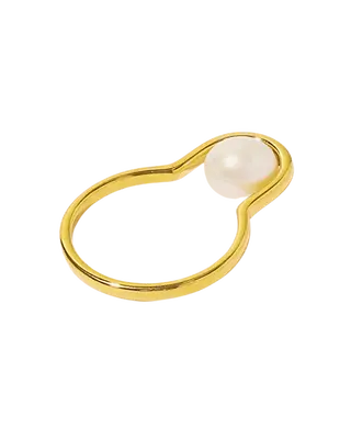 18K Pearl Ring - Bring Excitement