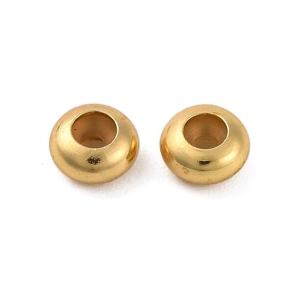 Rack Plating Disc Brass with Plastic Beads