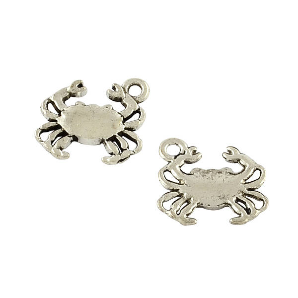 Tibetan Style Alloy Crab Pendants