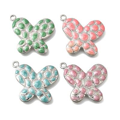 Brass Enamel Pendants