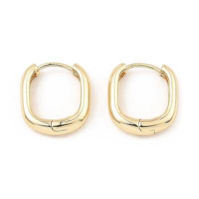 Brass Hoop Earrings