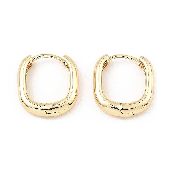 Brass Hoop Earrings