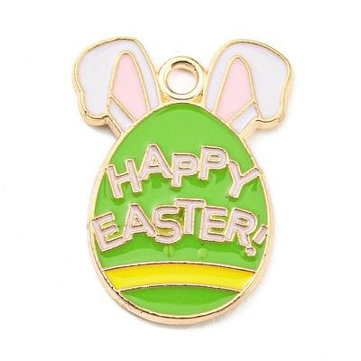 Easter Alloy Enamel Pendants