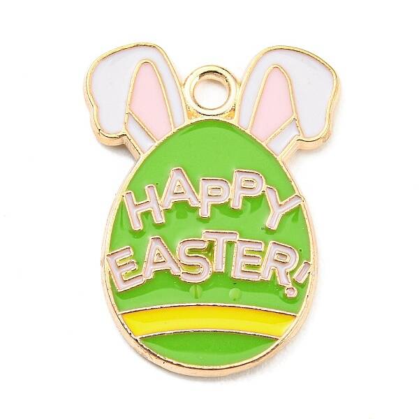 Easter Alloy Enamel Pendants