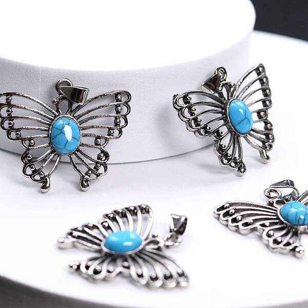Synthetic Turquoise Pendants