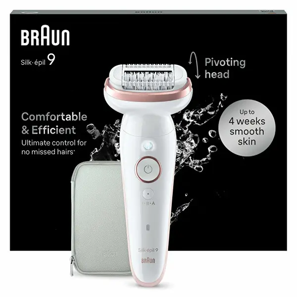 Braun Silk·épil 9 9-000 Epilator White/Pink