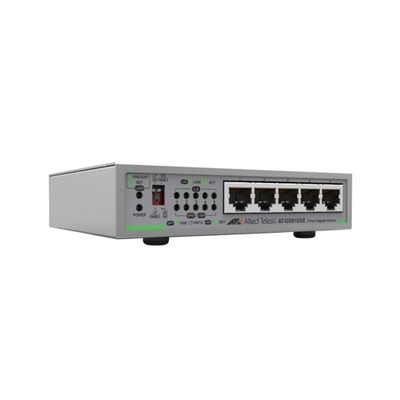 AT-GS910/5E Allied Telesis GS910 5 x Ports 1000Base-T Layer 2 Unmanaged Rack-mountable Gigabit Ethernet Network Switch