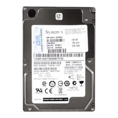 90Y8930 IBM 146GB 6Gb/s SAS 15000 2.5-Inch Hard Drive